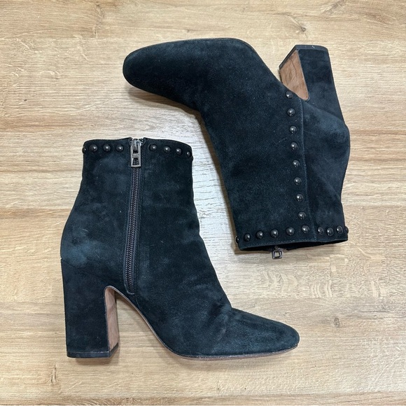 Coach Felicia Studded Bootie Black Suede - Picture 5 of 11